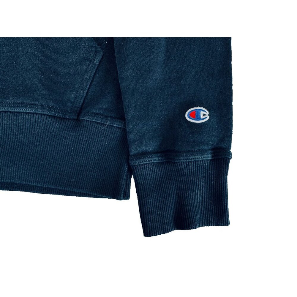 Champion Authentic Athleticwear Navy Blue Pullover Hoodie Script Logo Size S - Picture 6 of 6